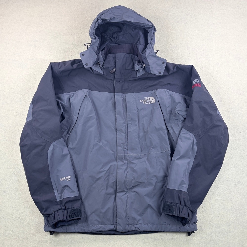 The North Face Summit Series Gore-Tex XCR Jacket Mens Medium Black Gray Hooded